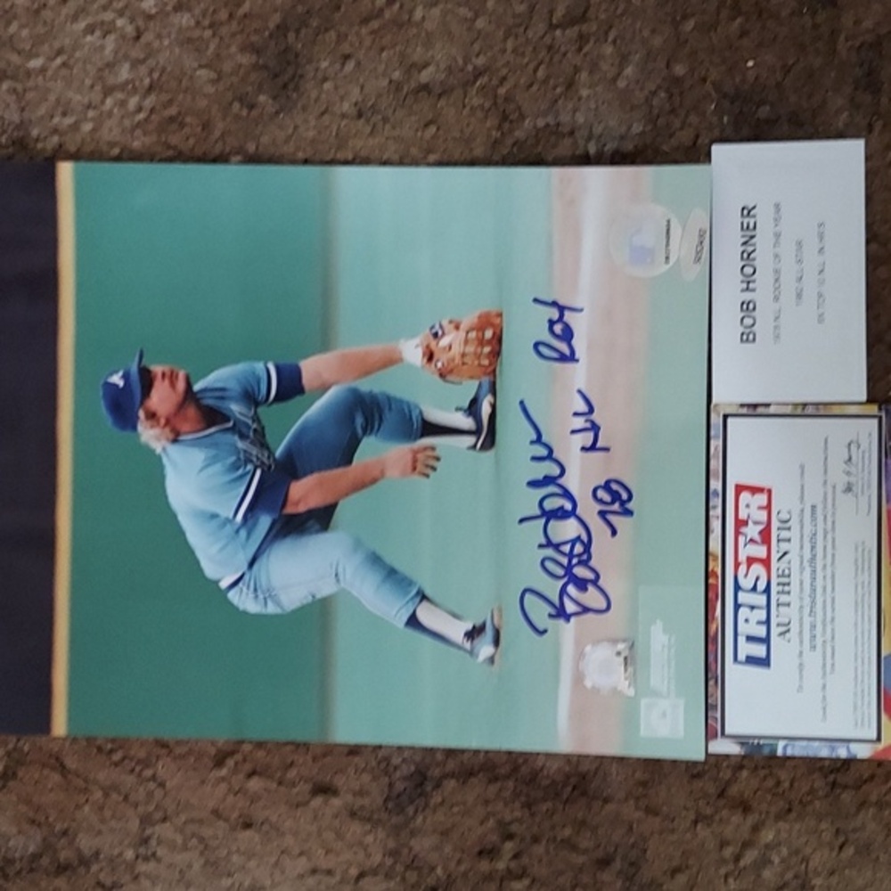Autographed Baseball Photograph